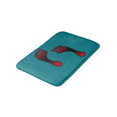 Footprint Custom Small Bath Mat