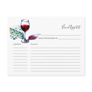 For the Bride Recipe  Wine & Cheese