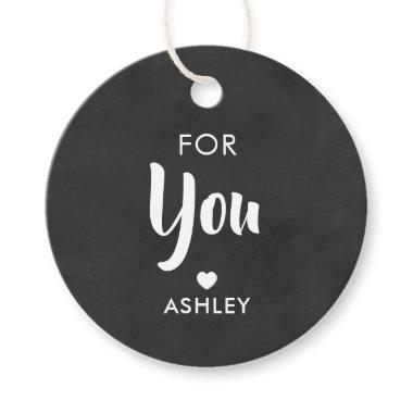 For You Gift Tag, Any Occasion Tag, Chalkboard Favor Tags
