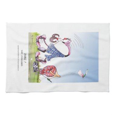 Fore!, tony fernandes towel