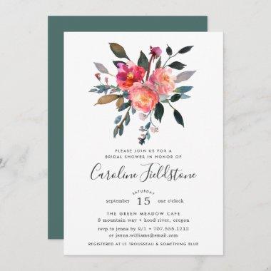 Forest Posy Bridal Shower Invitations
