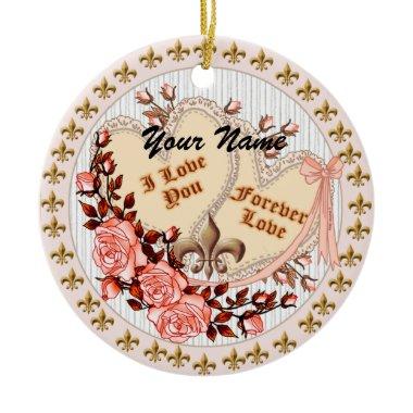 Forever Love wedding ornament
