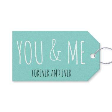 Forever You And Me Wedding Suite Bridal Party Gift Tags