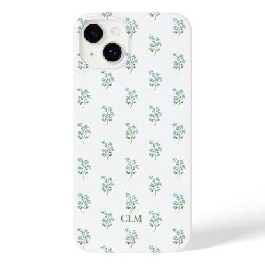 Forget Me Not Floral Sweet Preppy Case-Mate iPhone 14 Plus Case