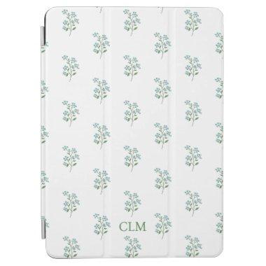 Forget Me Not Floral Sweet Preppy iPad Air Cover