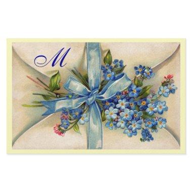 FORGET ME NOTS MONOGRAM STATIONERY