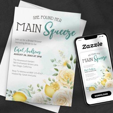 Found Her Main Squeez Floral Lemon