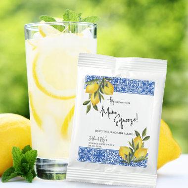 Found Main Squeeze Lemon & Blue Tile Engagement Lemonade Drink Mix
