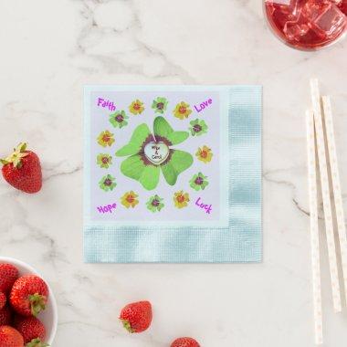 Four Leaf Clover Party Napkins