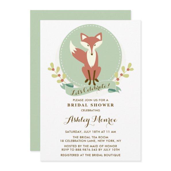 Fox Portrait Green