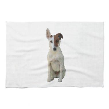 Fox Terrier Smooth dog beautiful kitchen tea towel