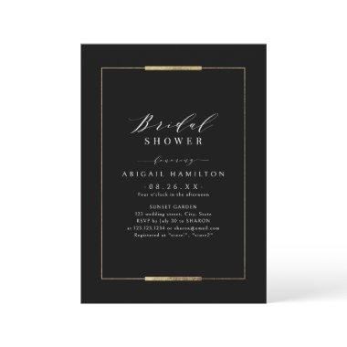Framed Elegance Black Simple Modern