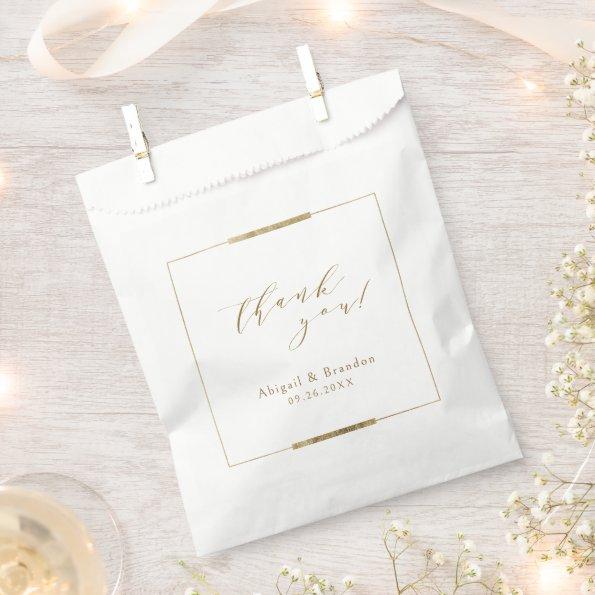 Framed Elegance Simple Modern Classy Wedding Favor Bag