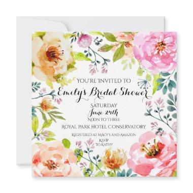 Framed in Floral Invitations