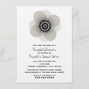 French Anemone Bridal Shower Invitations