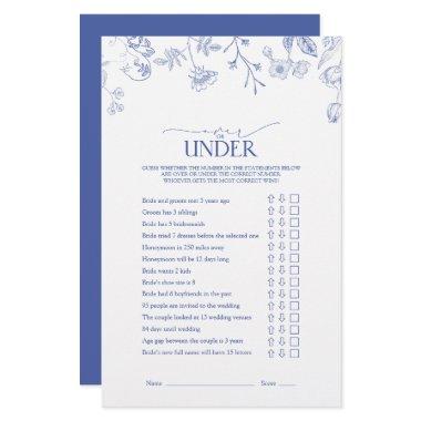 French Blue & White Victorian  Game