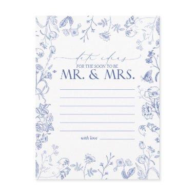 French Blue & White Victorian Floral Date Ideas Post