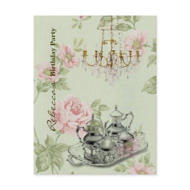 french country garden birthday tea party