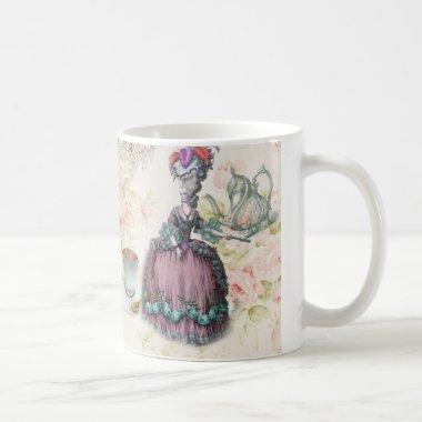 French floral Paris Tea Party Marie Antoinette Coffee Mug