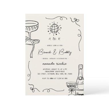 French Hand Drawn Brunch & Bubbly
