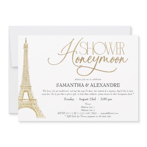 French Honeymoon in Paris Eiffel Couples Shower