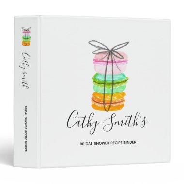 French macaron  recipe binder