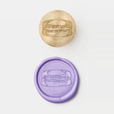 French Macaron Pastry  Afternoon Tea Wax Seal Stamp