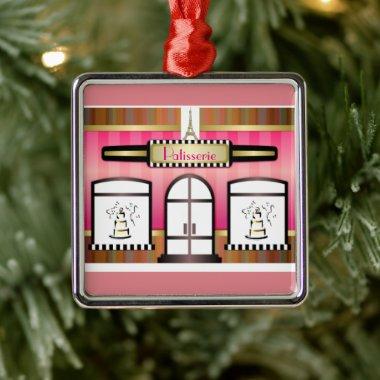 French Patisserie Eiffel Tower Paris Ornament