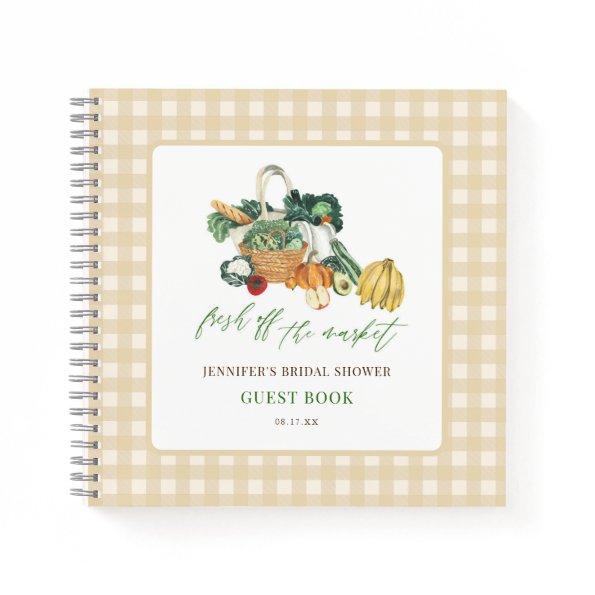 Fresh Off The Market  Guestbook Notebook