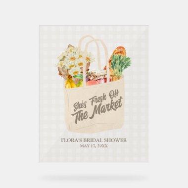 Fresh Off the Market  Welcome Sign