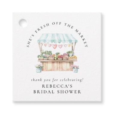 Fresh Off The Market Farmers Market  Favor Tags