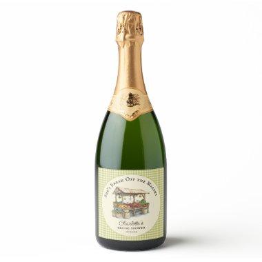 Fresh Off the Market Farmers Market  Sparkling Wine Label