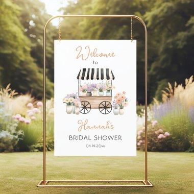 Fresh Off The Market Floral  Welcome Foam Board