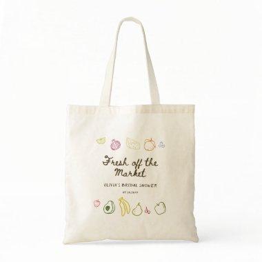 Fresh Off The Market Hand Drawn  Tote Bag