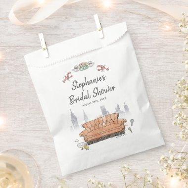 FRIENDS™ | Central Perk Watercolor Bridal Shower Favor Bag