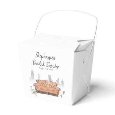 FRIENDS™ | Central Perk Watercolor Bridal Shower Favor Boxes