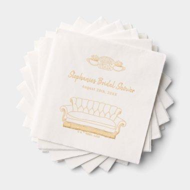 FRIENDS™ | Central Perk Watercolor  Foil Napkins