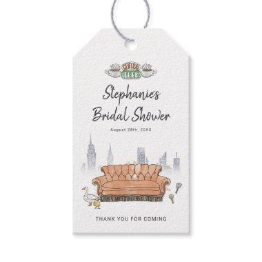 FRIENDS™ | Central Perk Watercolor Bridal Shower Gift Tags