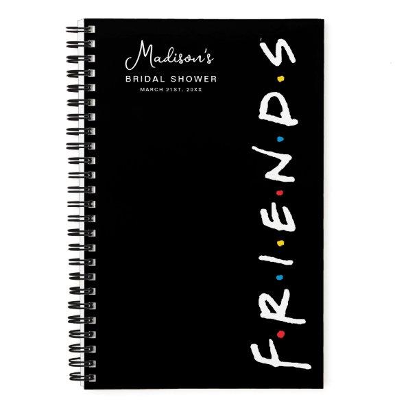 FRIENDS™ Logo | Wedding  Guest Gift Notebook