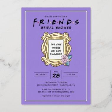 FRIENDS™ | The One With the Bridal Shower Foil Invitations