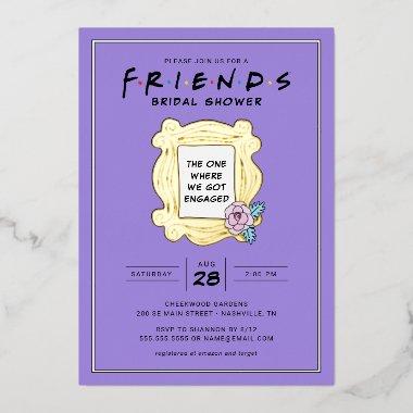 FRIENDS™ | The One With the Bridal Shower Foil Invitations