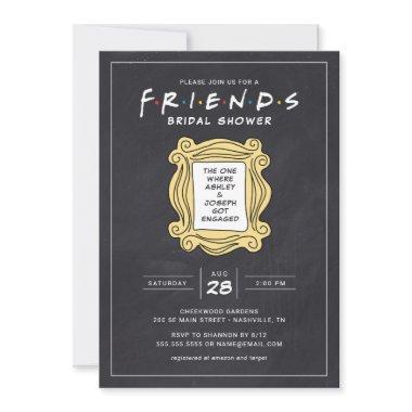 FRIENDS™ The One With the Chalkboard Bridal Shower Invitations