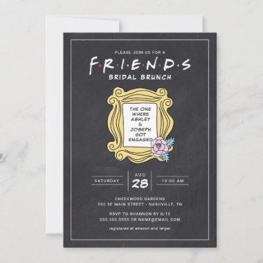 FRIENDS™ The One With the Chalkboard Brunch Shower Invitations