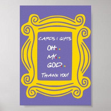 FRIENDS theme bridal shower wedding thank you sign
