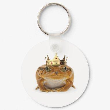 Frog Prince - front Keychain