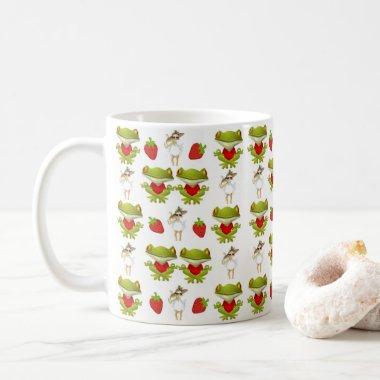 Frogs Chicken Strawberry Mug