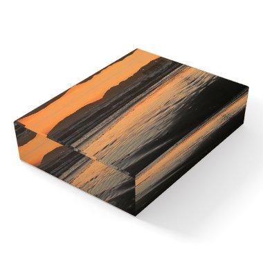 From Dusk Till Twilight At The Beach Photo Print Paperweight