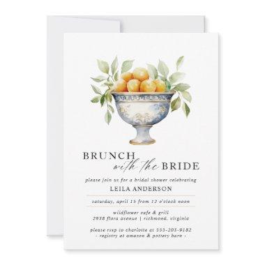 Fruit Bowl | Cute Modern Brunch Bridal Shower Invitations