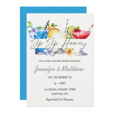 Fruit Cocktail Sip Sip Hooray Couples Shower