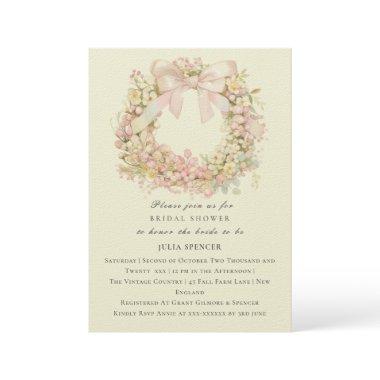 Full Moon Pastel Blossoms  Invite